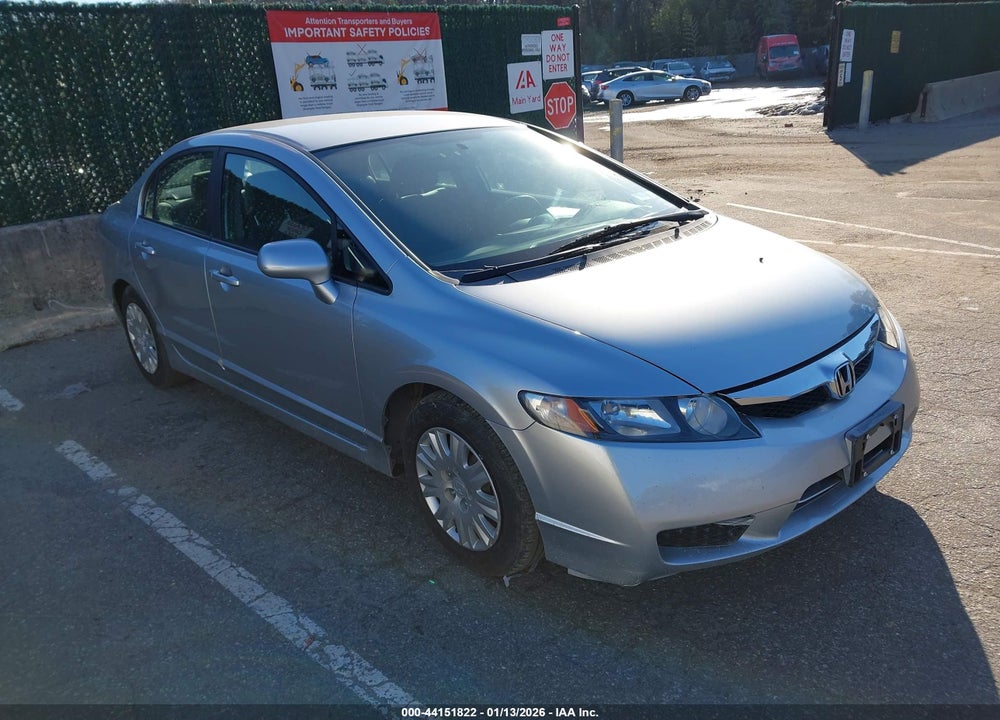 2009 HONDA CIVIC GX VIN: 1HGFA46549L001019