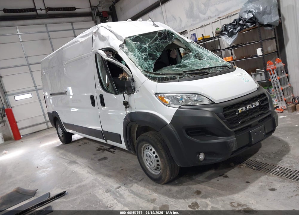 2025 RAM PROMASTER 3500 TRADESMAN HIGH ROOF 159 WB W/PASS SEAT VIN: 3C6MRVHG7SE548391