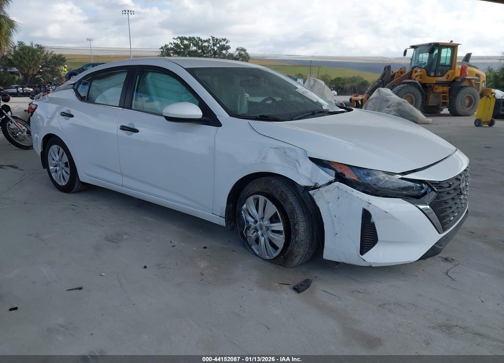 2025 NISSAN SENTRA S VIN: 3N1AB8BV4SY253727