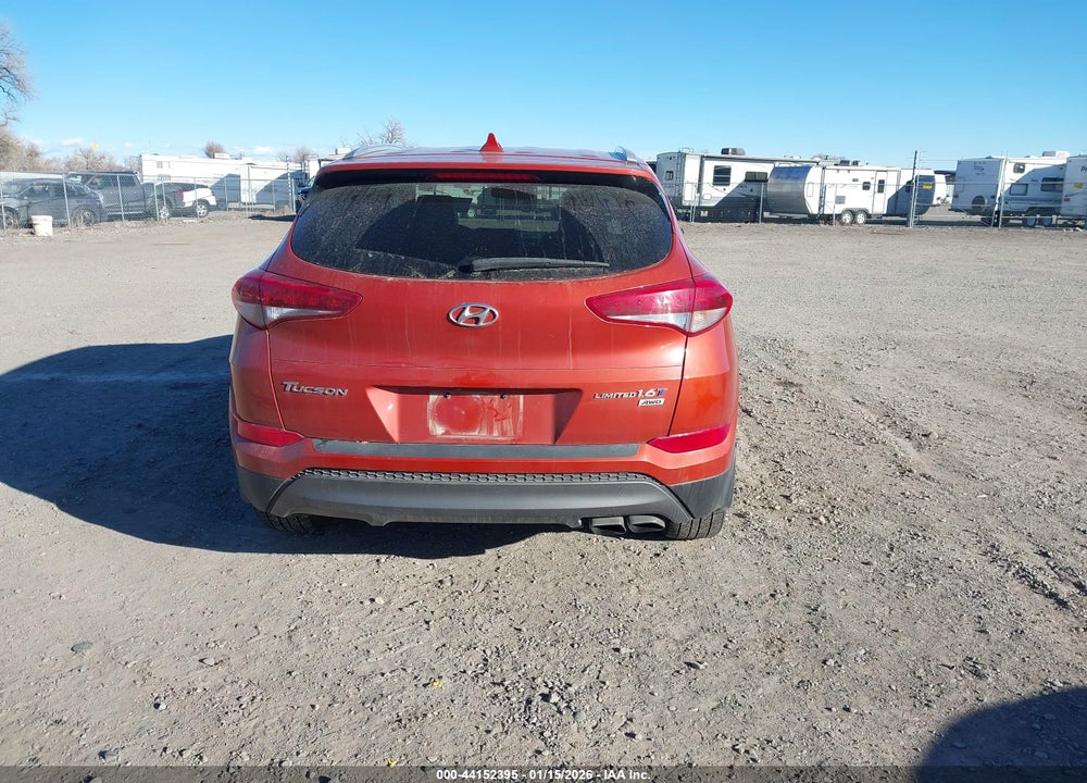 2016 HYUNDAI TUCSON LIMITED VIN: KM8J3CA25GU147216