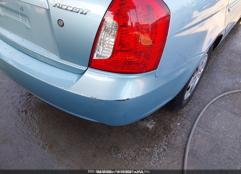 2009 HYUNDAI ACCENT GLS VIN: KMHCN46C09U334506