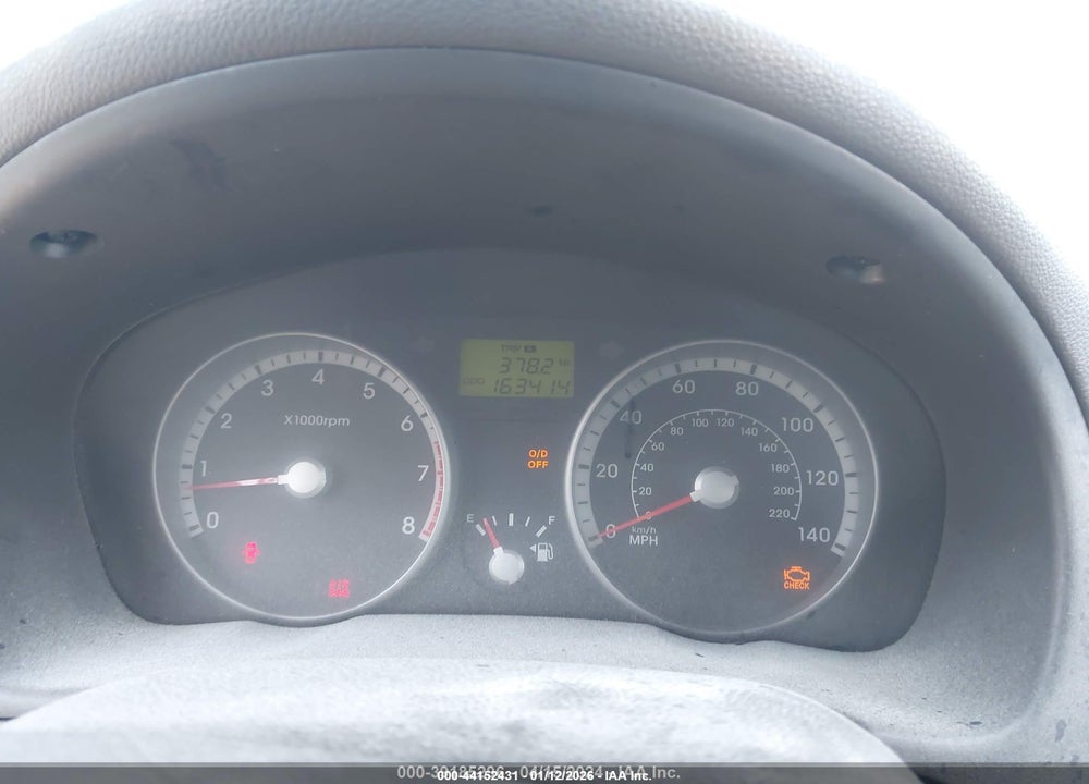 2009 HYUNDAI ACCENT GLS VIN: KMHCN46C09U334506
