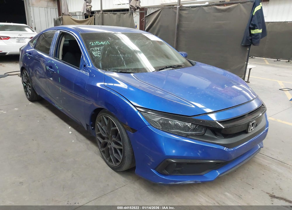 2020 HONDA CIVIC LX VIN: 19XFC2F66LE028325
