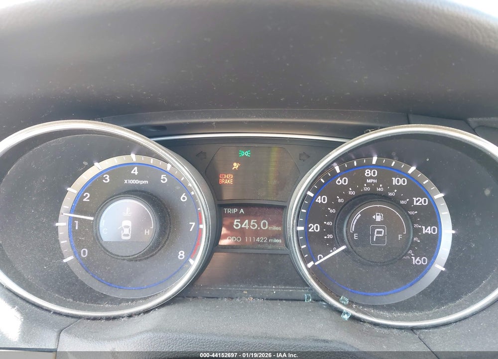 2011 HYUNDAI SONATA GLS VIN: 5NPEB4AC1BH099336