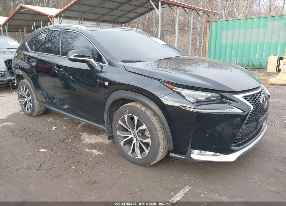 2017 LEXUS NX 200T F SPORT VIN: JTJBARBZ9H2133858