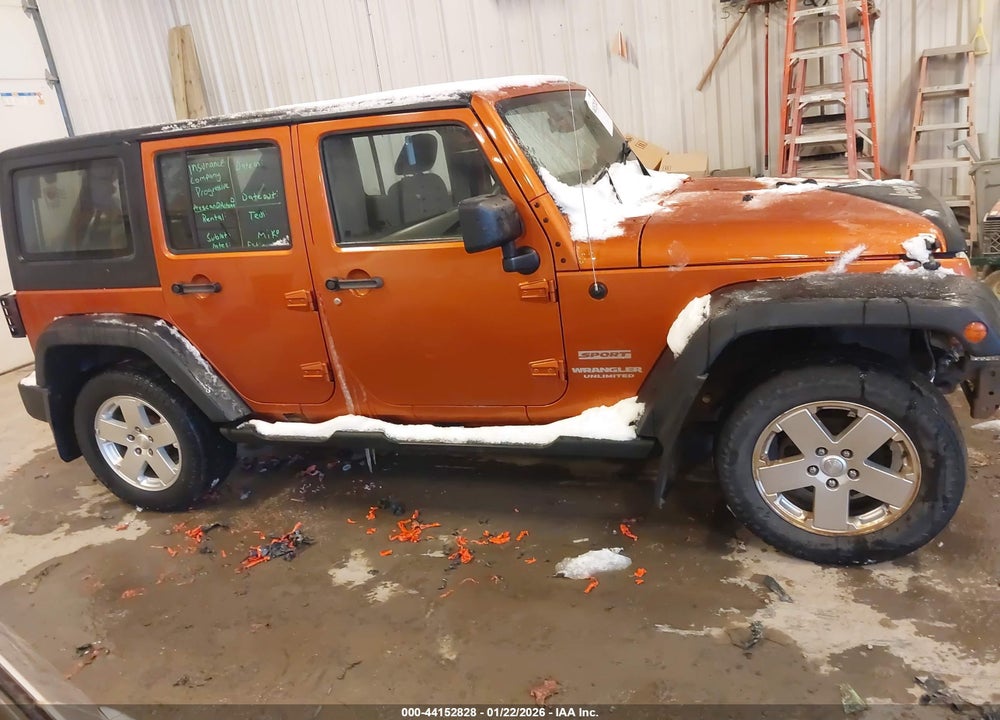 2011 JEEP WRANGLER UNLIMITED SPORT RHD VIN: 1J4BZ3H14BL508822