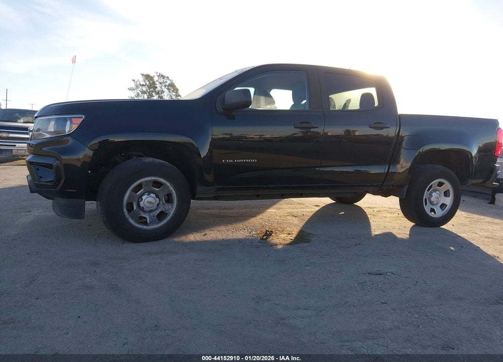 2022 CHEVROLET COLORADO 2WD  SHORT BOX WT VIN: 1GCGSBEN8N1182962