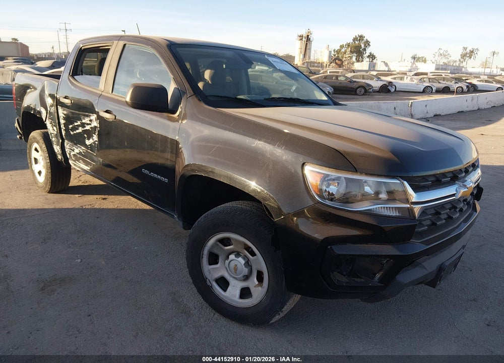 2022 CHEVROLET COLORADO 2WD  SHORT BOX WT VIN: 1GCGSBEN8N1182962