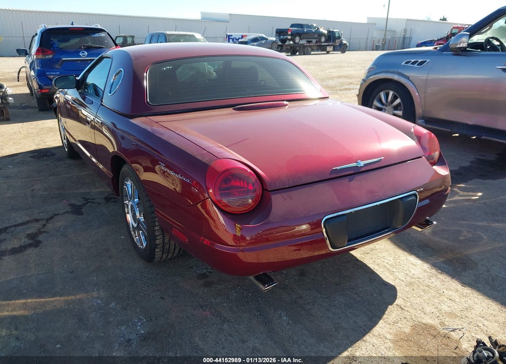 2004 FORD THUNDERBIRD VIN: 1FAHP60A94Y104445