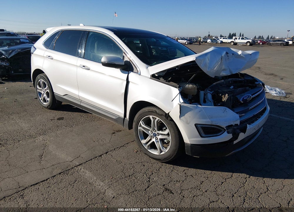 2015 FORD EDGE TITANIUM VIN: 2FMTK3K96FBC40452