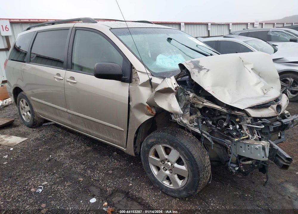 2008 TOYOTA SIENNA LE VIN: 5TDZK23C48S109914