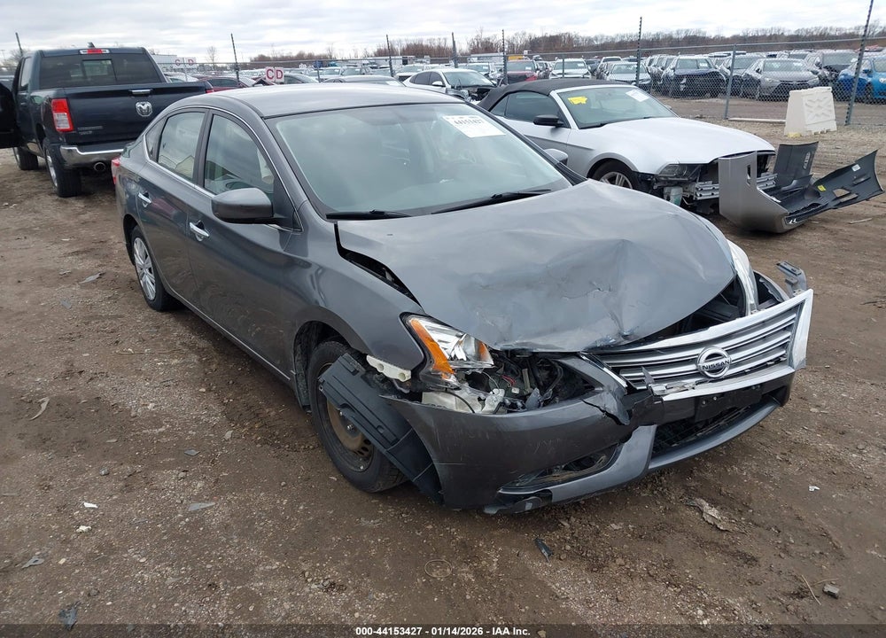 2015 NISSAN SENTRA SV VIN: 3N1AB7AP1FL676653