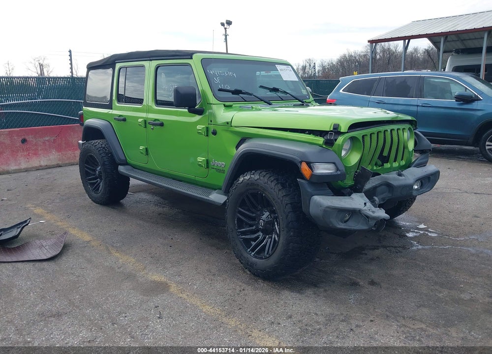2018 JEEP WRANGLER UNLIMITED SPORT S 4X4 VIN: 1C4HJXDG1JW322435
