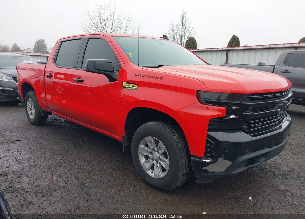 2021 CHEVROLET SILVERADO 1500 4WD  SHORT BED LT VIN: 1GCUYDED5MZ326908