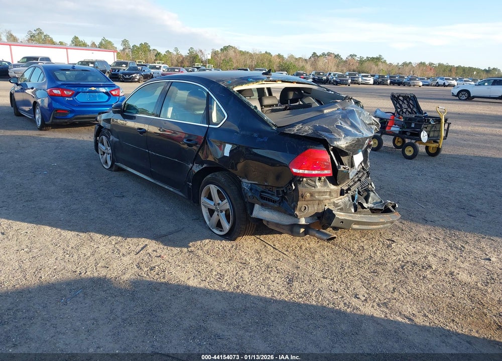 2012 VOLKSWAGEN PASSAT 2.5L SE VIN: 1VWBP7A31CC034678