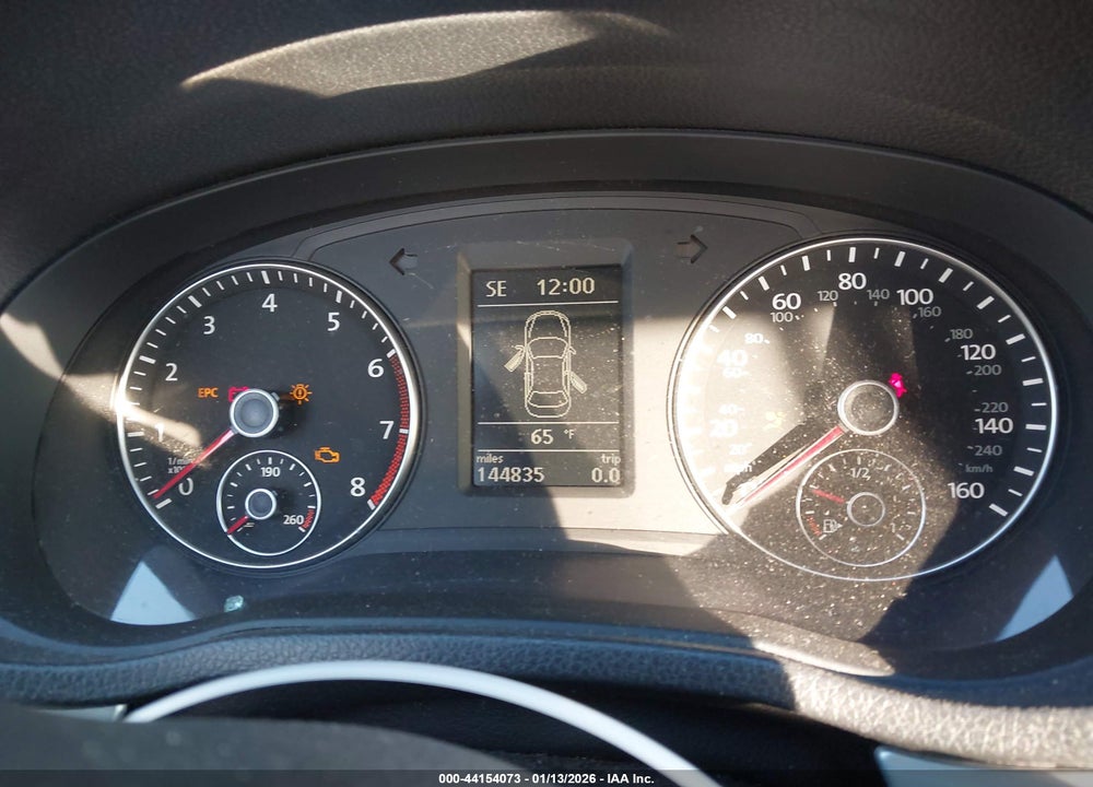 2012 VOLKSWAGEN PASSAT 2.5L SE VIN: 1VWBP7A31CC034678