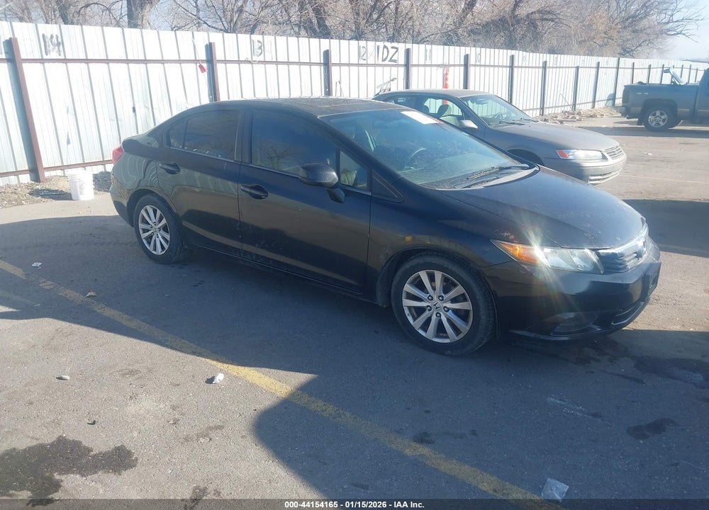 2012 HONDA CIVIC EX-L VIN: 2HGFB2F95CH549832
