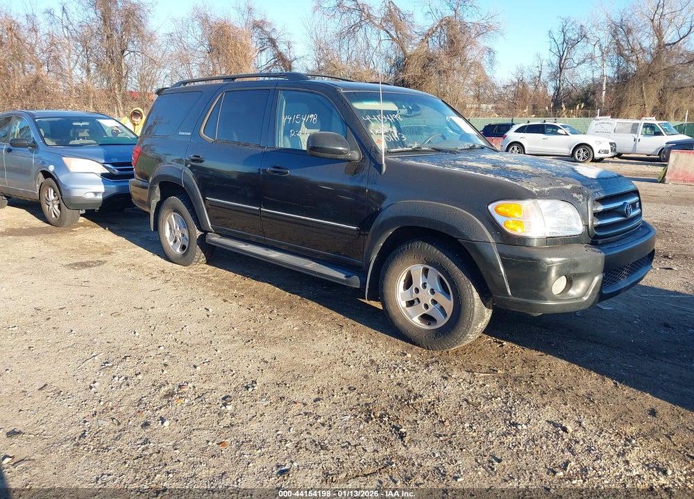 2002 TOYOTA SEQUOIA LIMITED V8 VIN: 5TDZT38A92S113992