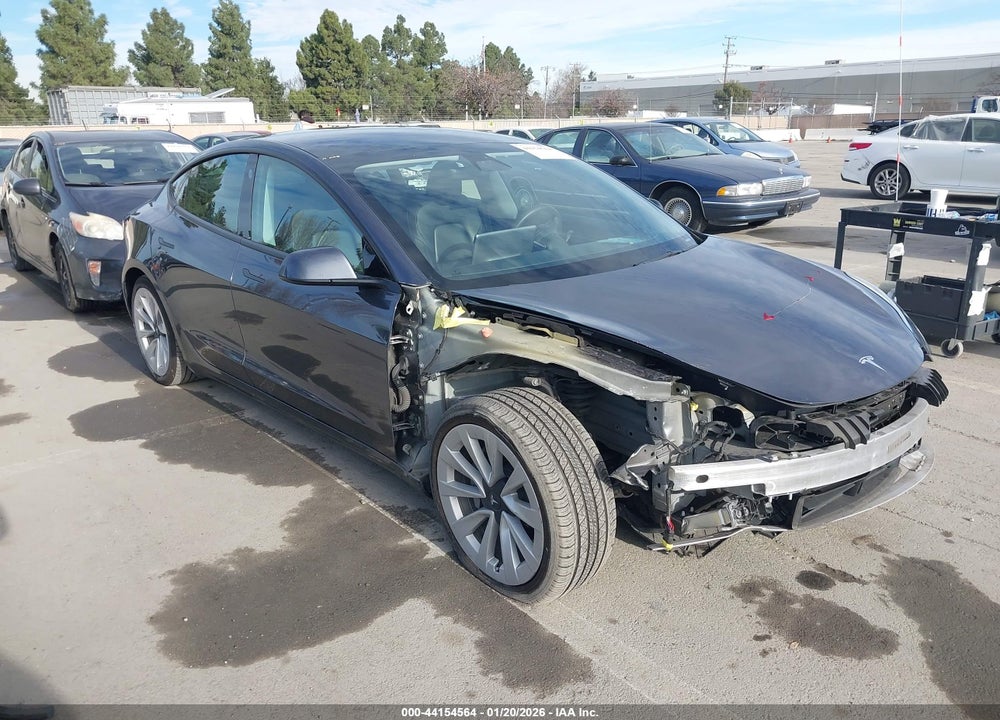 2022 TESLA MODEL 3 LONG RANGE DUAL MOTOR ALL-WHEEL DRIVE VIN: 5YJ3E1EB5NF123428