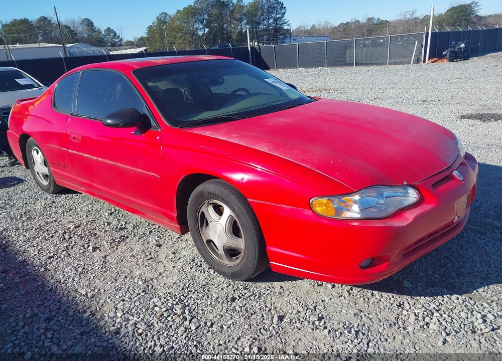 2001 CHEVROLET MONTE CARLO SS VIN: 2G1WX15K419209845