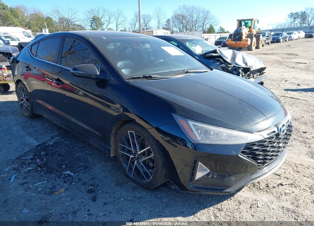 2019 HYUNDAI ELANTRA SPORT VIN: KMHD04LB5KU830535