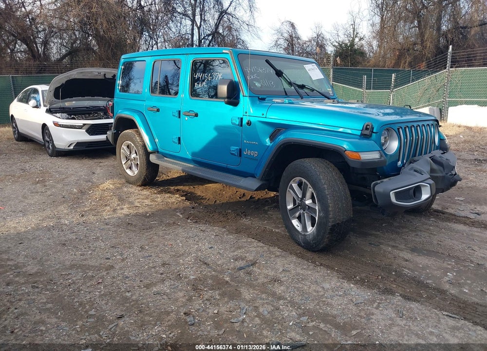 2020 JEEP WRANGLER UNLIMITED SAHARA 4X4 VIN: 1C4HJXEN1LW123711