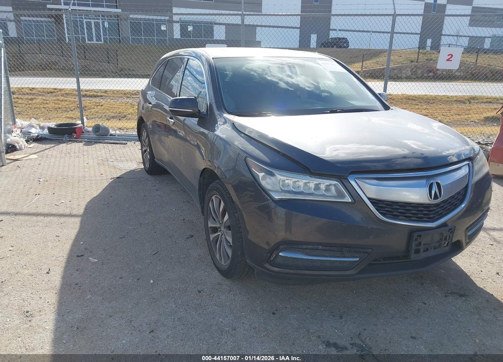 2015 ACURA MDX TECHNOLOGY PACKAGE VIN: 5FRYD4H48FB017546