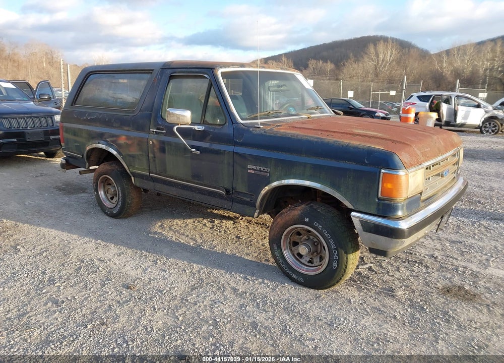 1987 FORD BRONCO U100 VIN: 1FMDU15N7HLA26908