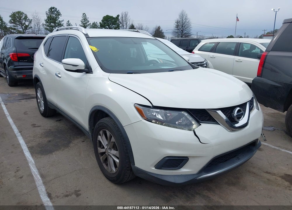 2016 NISSAN ROGUE SV VIN: KNMAT2MV1GP603506