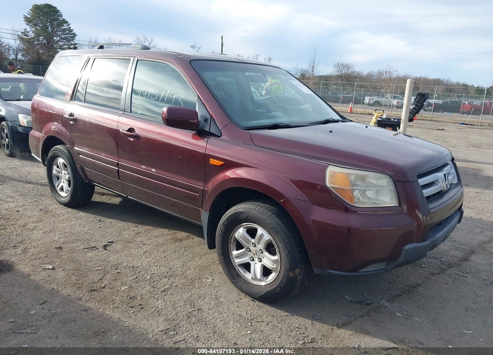 2008 HONDA PILOT VP VIN: 5FNYF18238B047405