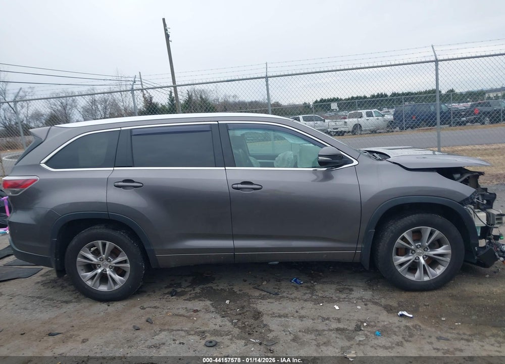 2015 TOYOTA HIGHLANDER XLE V6 VIN: 5TDJKRFH3FS167278