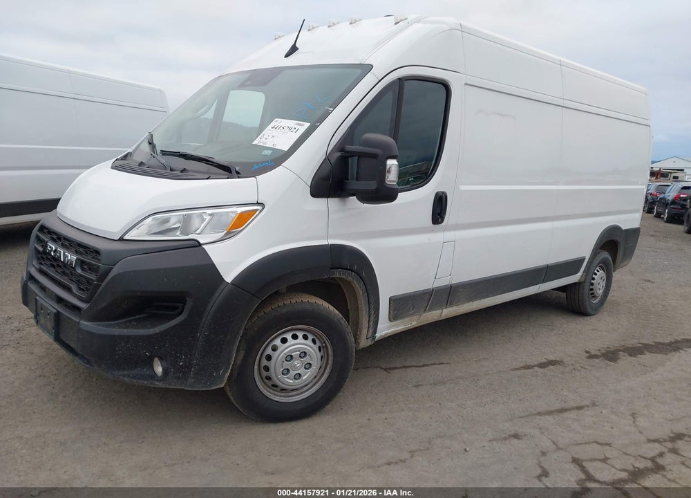 2025 RAM PROMASTER 2500 TRADESMAN HIGH ROOF 159 WB W/PASS SEAT VIN: 3C6LRVDG8SE513358