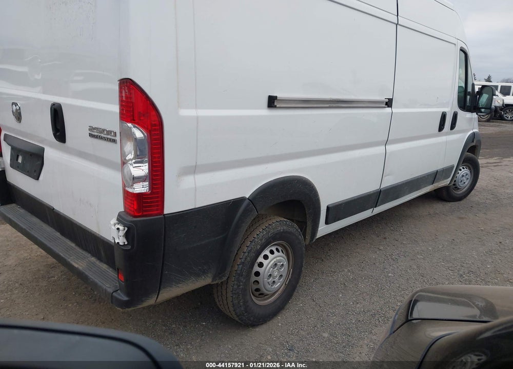 2025 RAM PROMASTER 2500 TRADESMAN HIGH ROOF 159 WB W/PASS SEAT VIN: 3C6LRVDG8SE513358