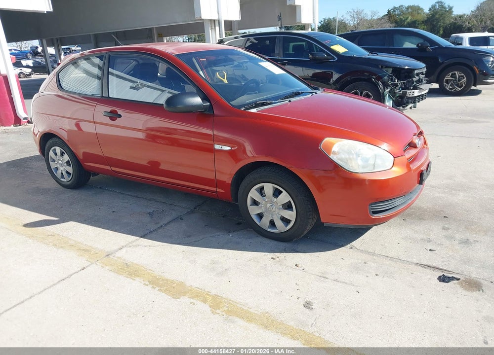 2007 HYUNDAI ACCENT GS VIN: KMHCM36C37U044710