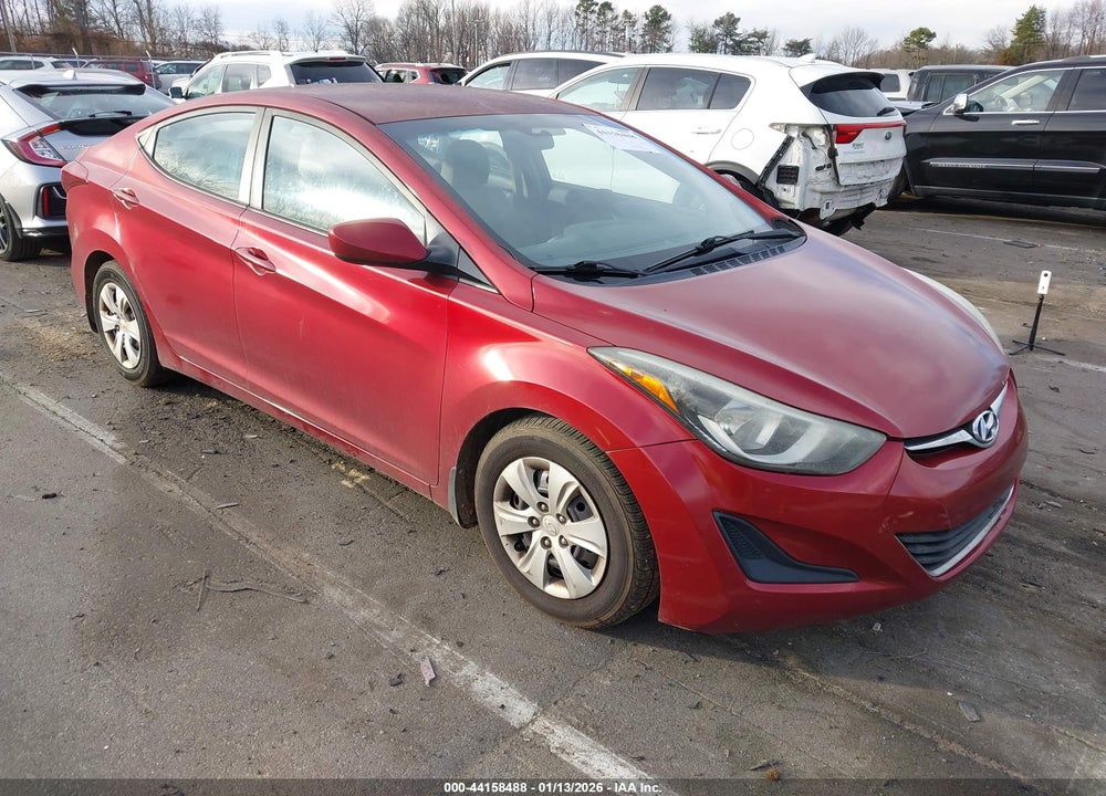 2016 HYUNDAI ELANTRA SE VIN: 5NPDH4AEXGH773244