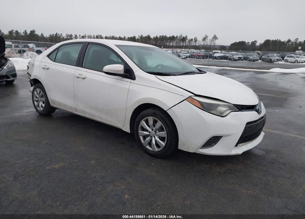 2016 TOYOTA COROLLA LE VIN: 5YFBURHE1GP438480