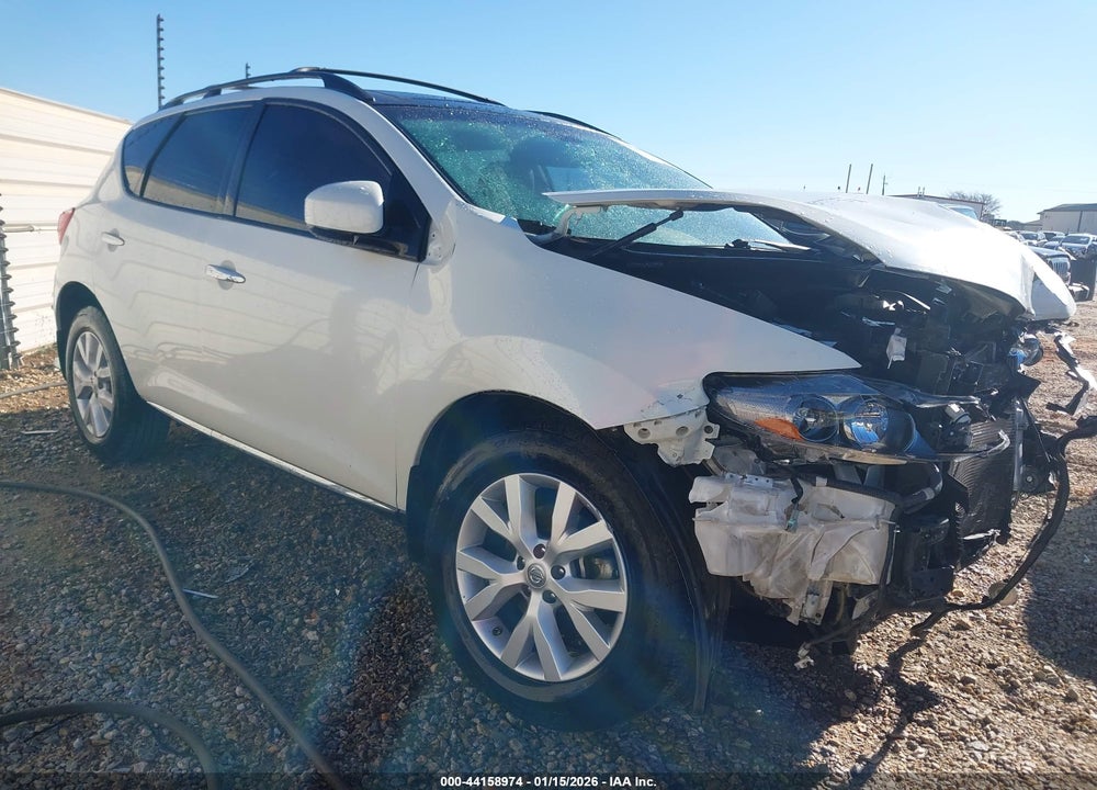 2013 NISSAN MURANO SL VIN: JN8AZ1MU2DW211818