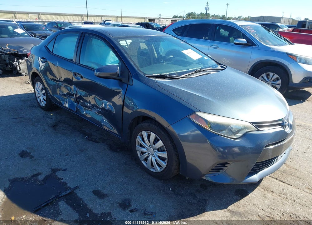 2015 TOYOTA COROLLA LE VIN: 5YFBURHE3FP308716