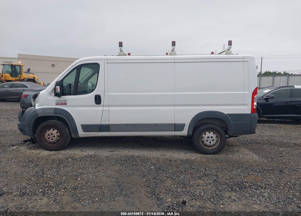 2017 RAM PROMASTER 1500 LOW ROOF 136 WB VIN: 3C6TRVAG2HE516835