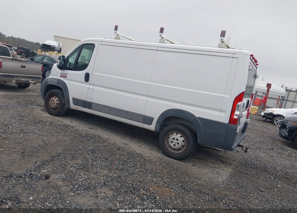 2017 RAM PROMASTER 1500 LOW ROOF 136 WB VIN: 3C6TRVAG2HE516835