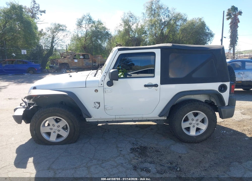 2012 JEEP WRANGLER SPORT VIN: 1C4AJWAG8CL107655