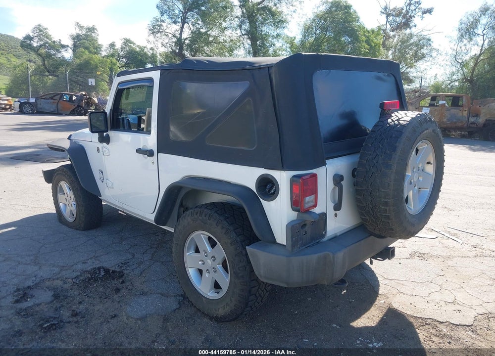 2012 JEEP WRANGLER SPORT VIN: 1C4AJWAG8CL107655