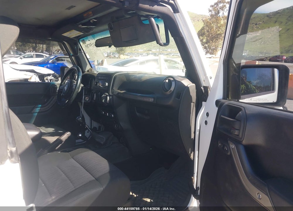 2012 JEEP WRANGLER SPORT VIN: 1C4AJWAG8CL107655