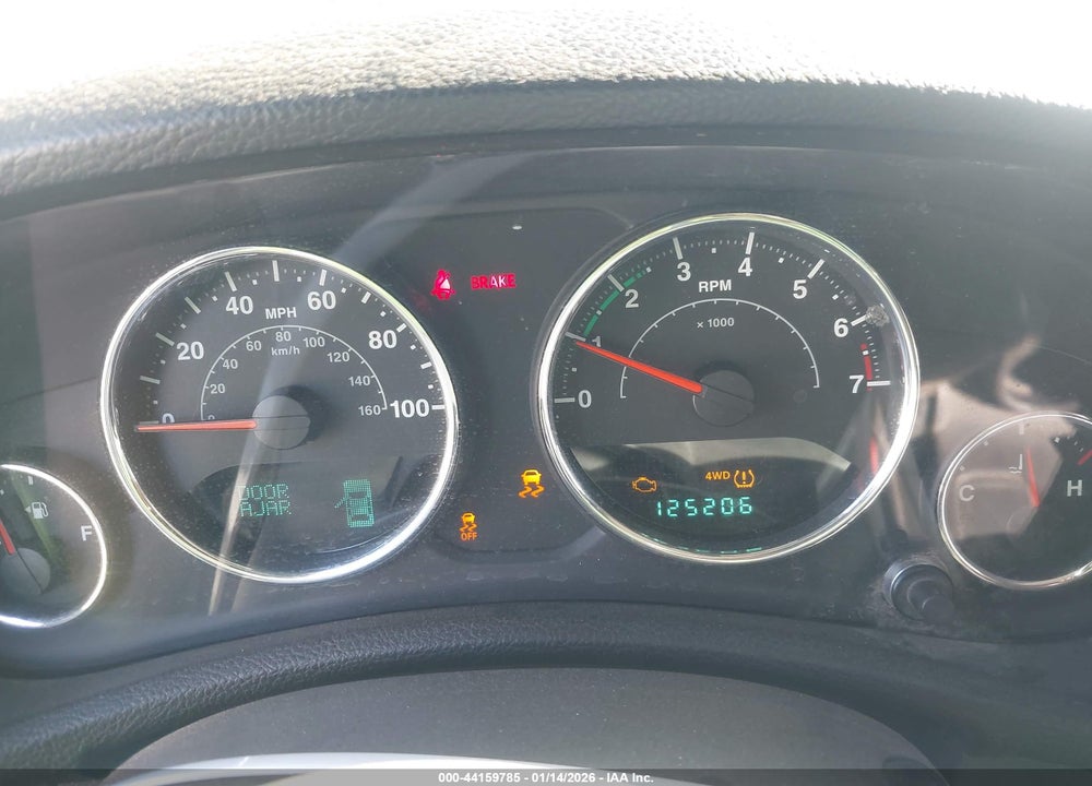 2012 JEEP WRANGLER SPORT VIN: 1C4AJWAG8CL107655