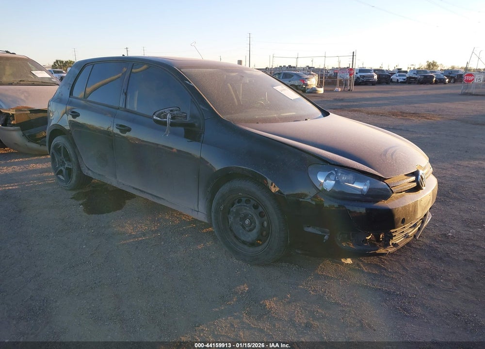 2012 VOLKSWAGEN GOLF 2.5L 4-DOOR VIN: WVWDB7AJ6CW328634