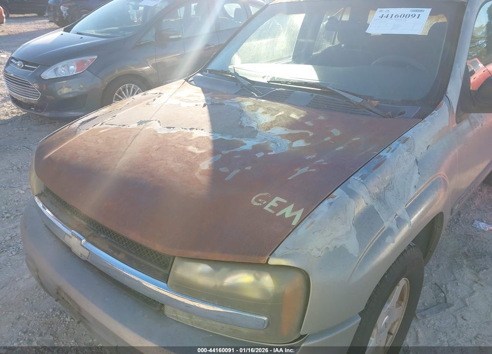 2002 CHEVROLET TRAILBLAZER LS VIN: 1GNDS13S322389178