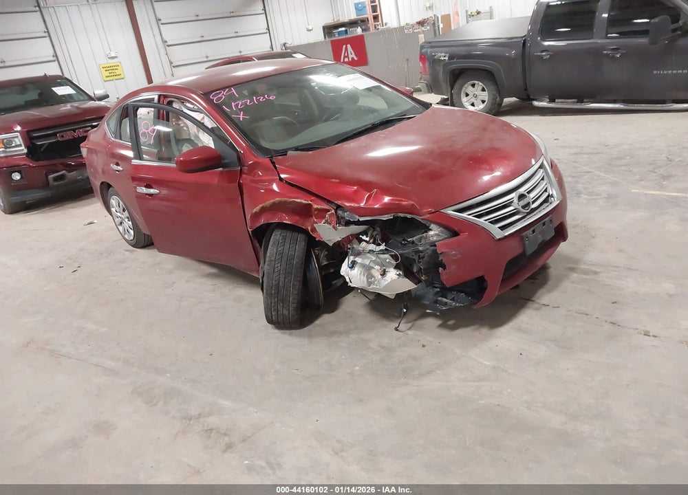 2014 NISSAN SENTRA SV VIN: 3N1AB7AP7EY271768