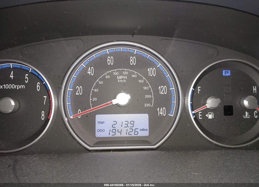 2009 HYUNDAI SANTA FE GLS VIN: 5NMSG13D19H277293