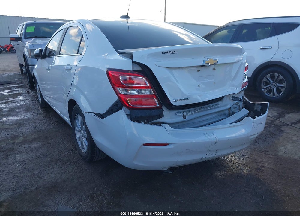 2019 CHEVROLET SONIC LT AUTO VIN: 1G1JD5SB5K4131367