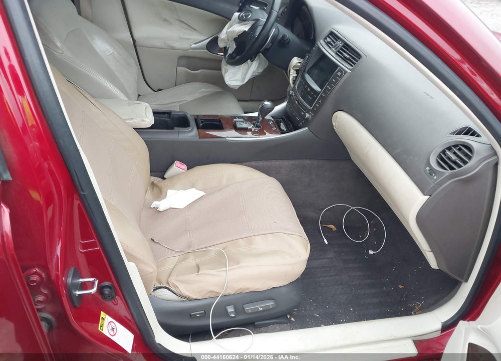 2010 LEXUS IS 250 VIN: JTHBF5C28A5128832